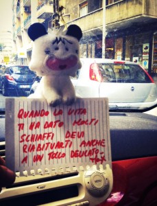 Max e Spank in auto alla Arion di Roma