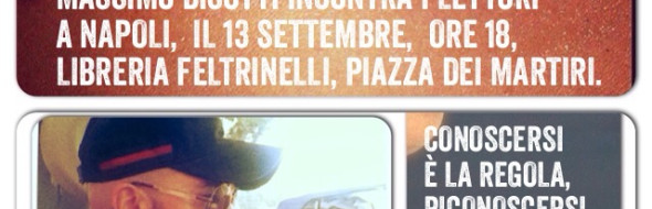 Massimo Bisotti a Napoli il 13 settembre, ore 18, Feltrinelli Piazza dei Martiri, Chiaia.